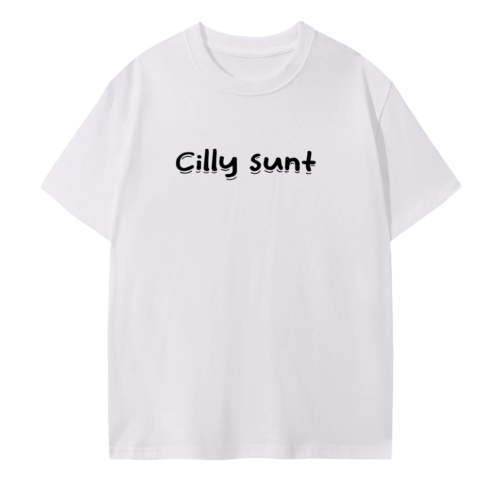 Unisex cotton Cilly Sunt tee